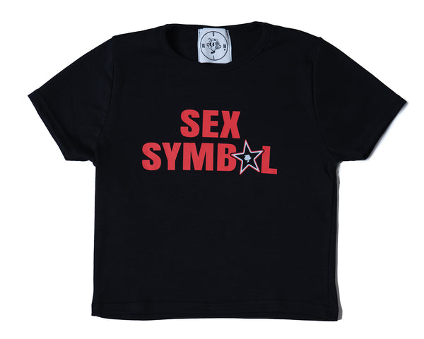 SEX SYMBOL - BABY TEE CROP TOP