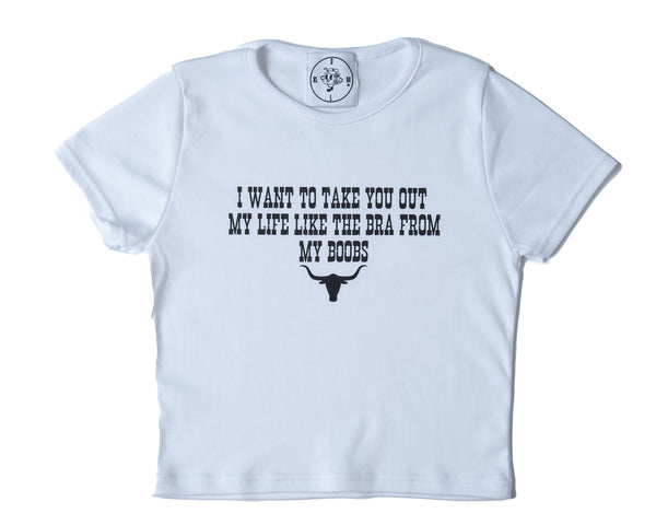 COWGIRL - BABY TEE CROP TOP