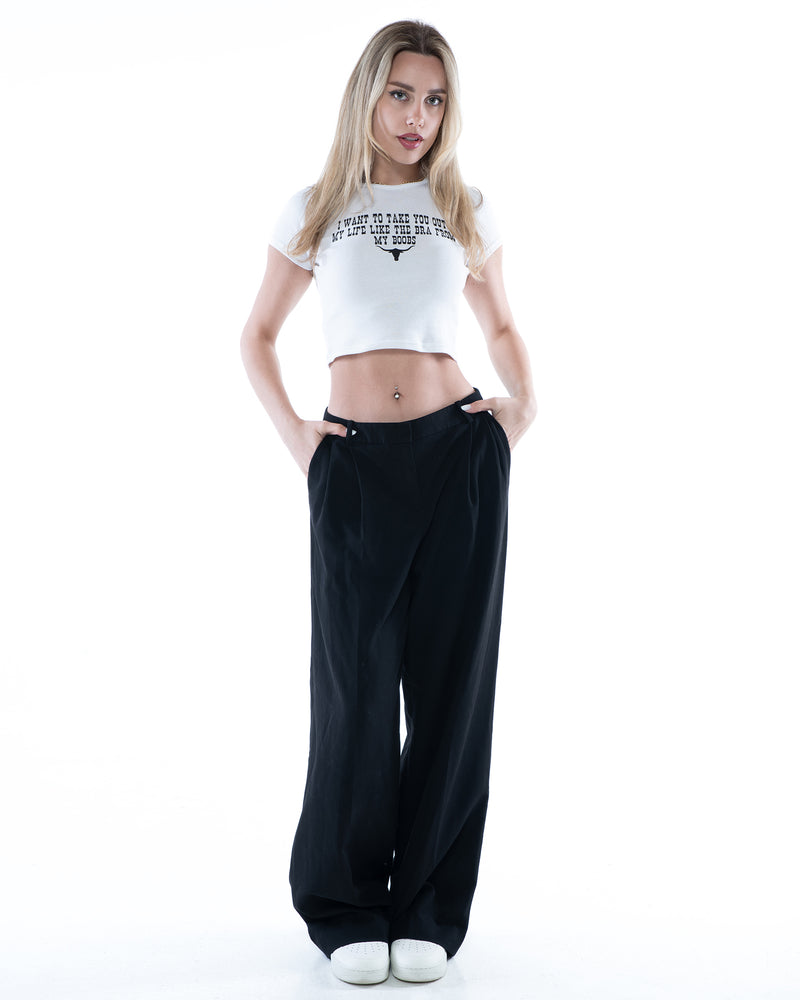 COWGIRL - BABY TEE CROP TOP